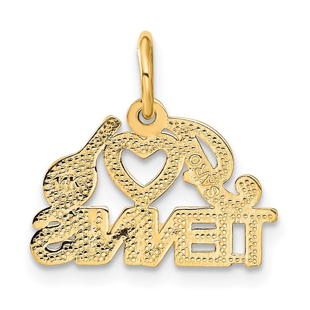 Gold Polished Tennis Pendants