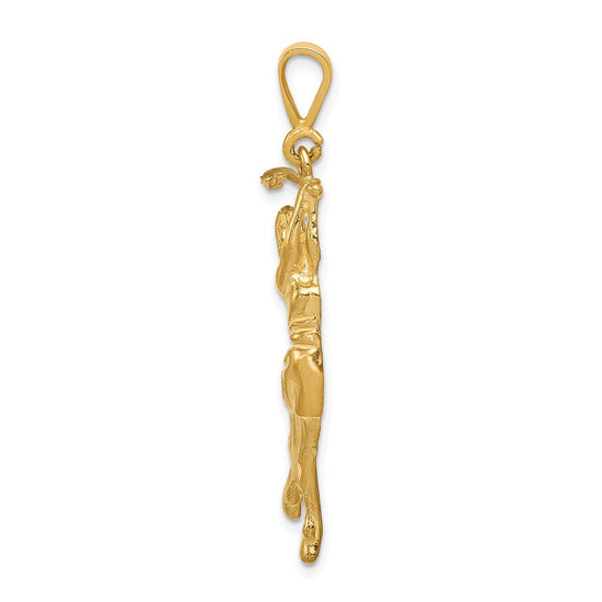 Gold Polished Golf Pendants