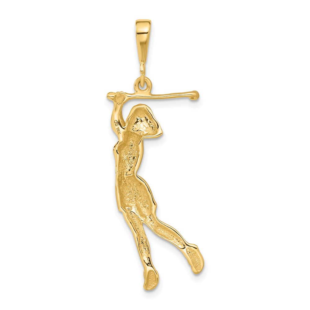 Gold Polished Golf Pendants