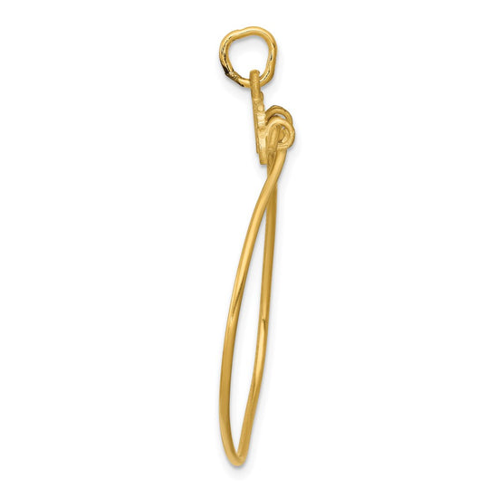 14k MEMORIES Charm Holder Pendant