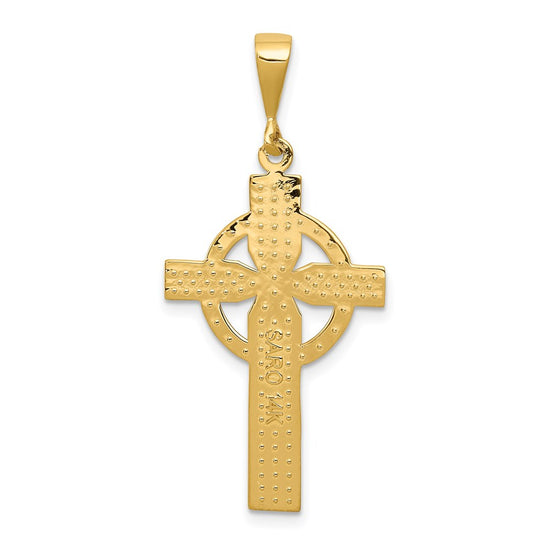 Gold Celtic Cross Pendant