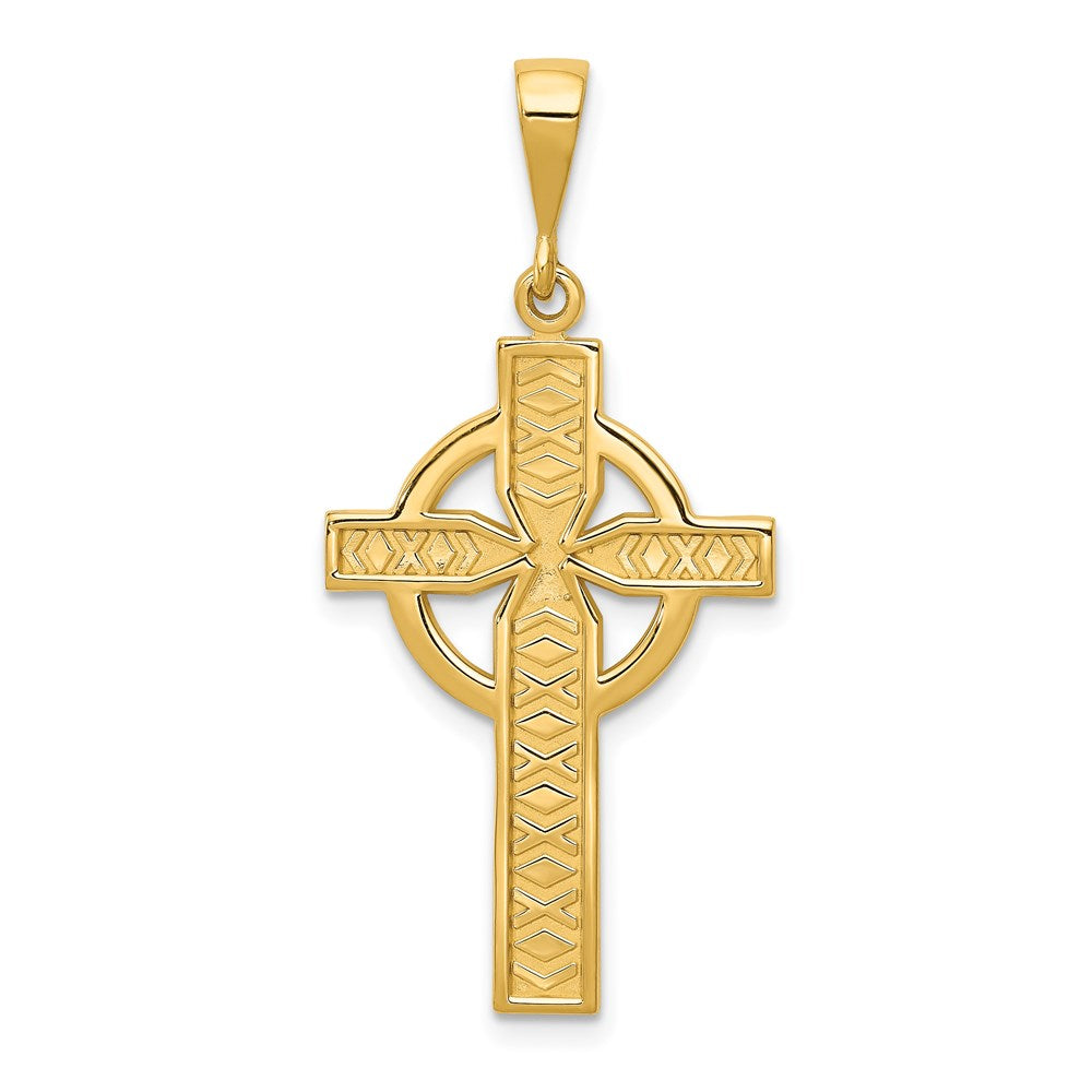 Gold Celtic Cross Pendant