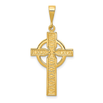 Gold Celtic Cross Pendant