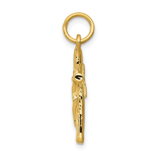 14k Crucifix Charm