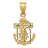 Gold Mariner Crucifix Pendants