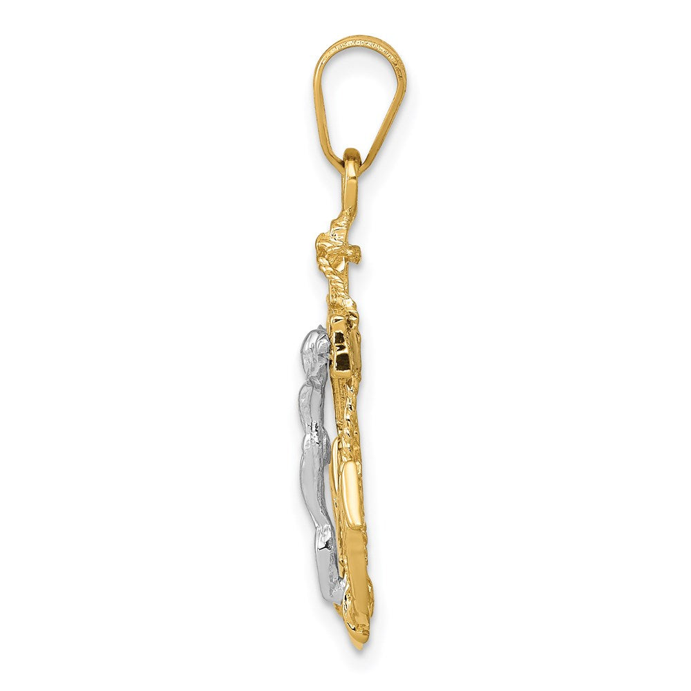 Gold Mariner Crucifix Pendants