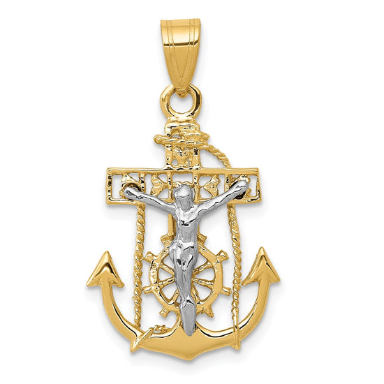 Gold Mariner Crucifix Pendants