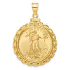 Twisted Wire Polished Screw Top Bezel with Coin