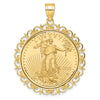 Fancy Polished Prong Bezel with Coin