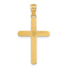 14k Polished Cross Pendant