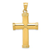 14k Polished Latin Cross Pendant