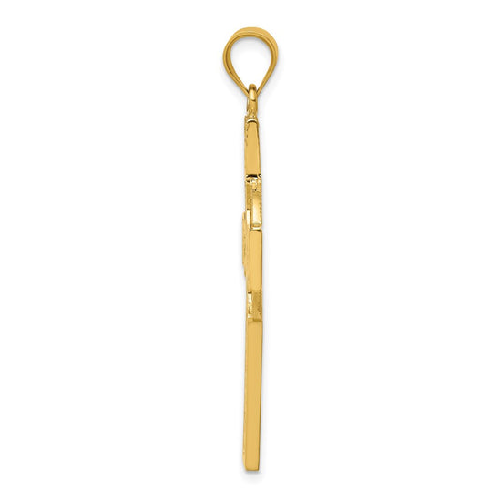 14k Celtic Cross Pendant