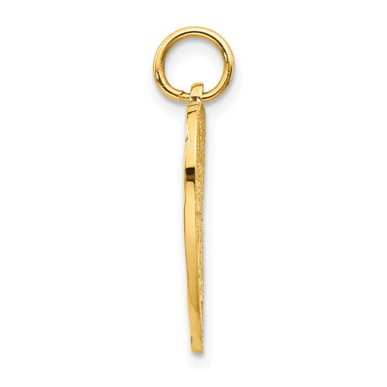 14k SWEET 16 in Heart Charm