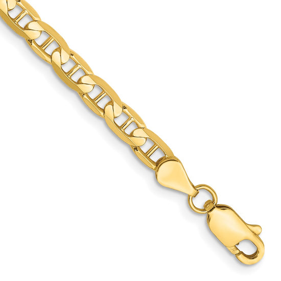 Gold (10K & 14K) Concave Anchor Chain