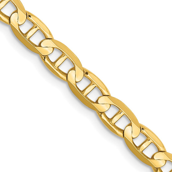 Gold (10K & 14K) Concave Anchor Chain