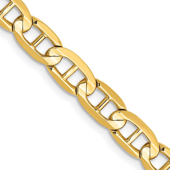 Gold (10K & 14K) Concave Anchor Chain