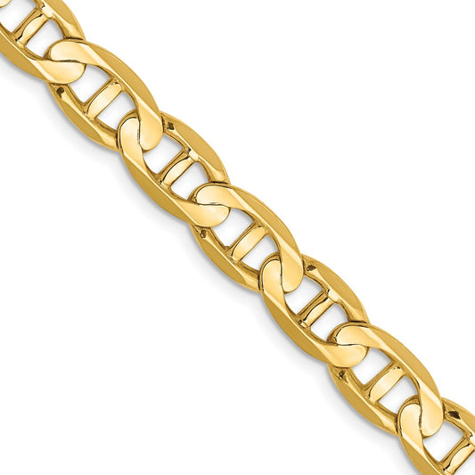 Gold (10K & 14K) Concave Anchor Chain