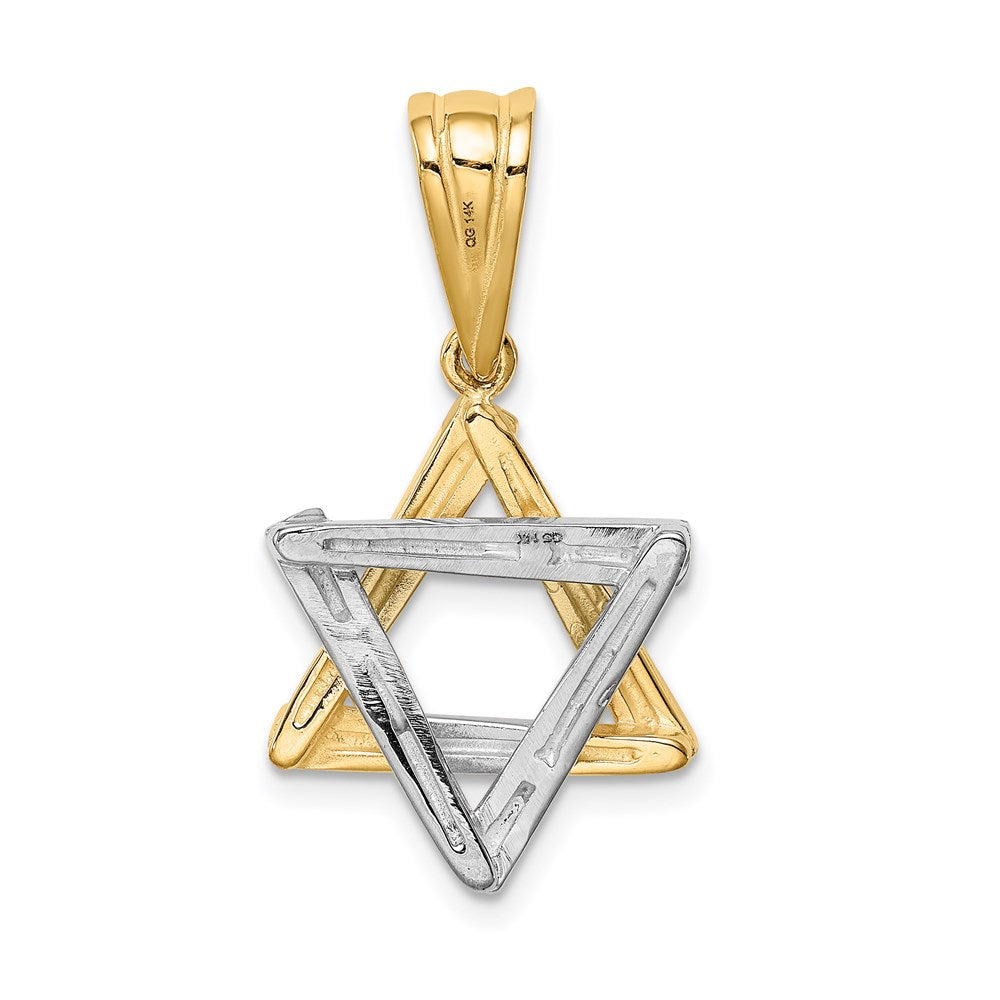 Gold Star of David Pendants