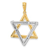 Gold Star of David Pendants