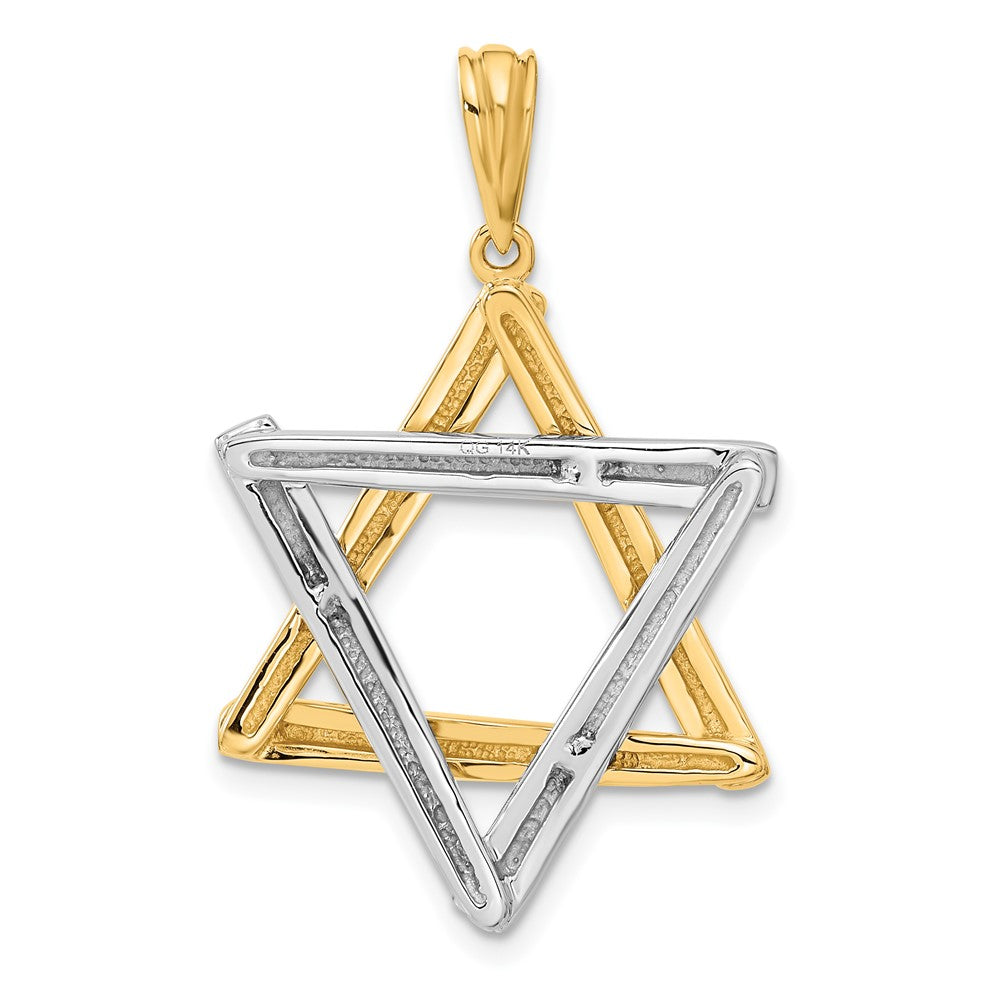 Gold Star of David Pendants