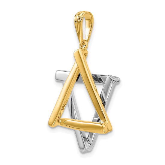 Gold Star of David Pendants