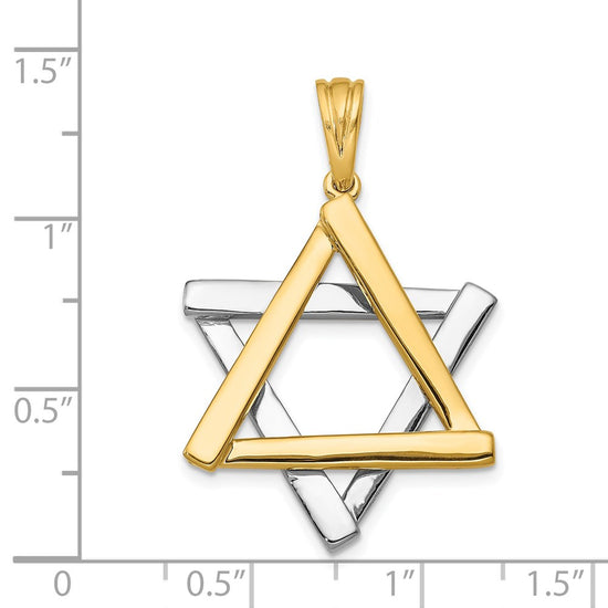 Gold Star of David Pendants