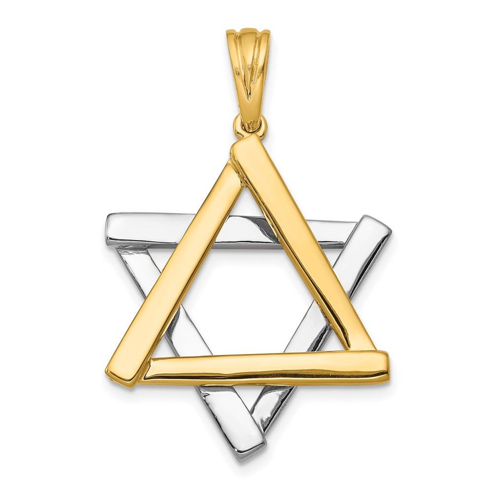 Gold Star of David Pendants