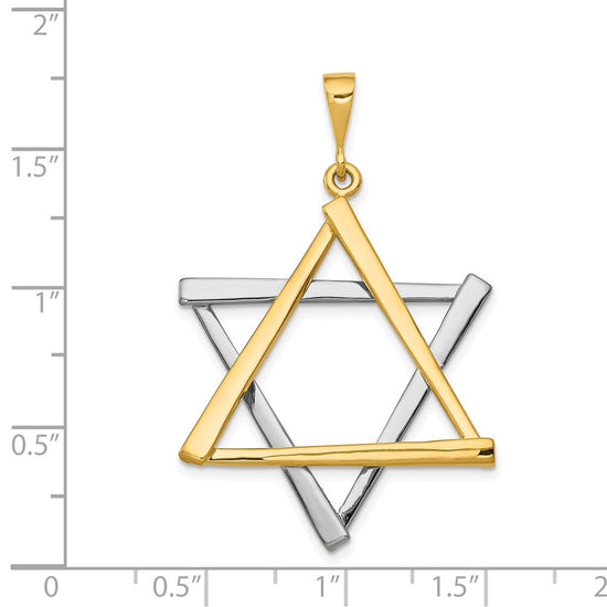 Gold Star of David Pendants
