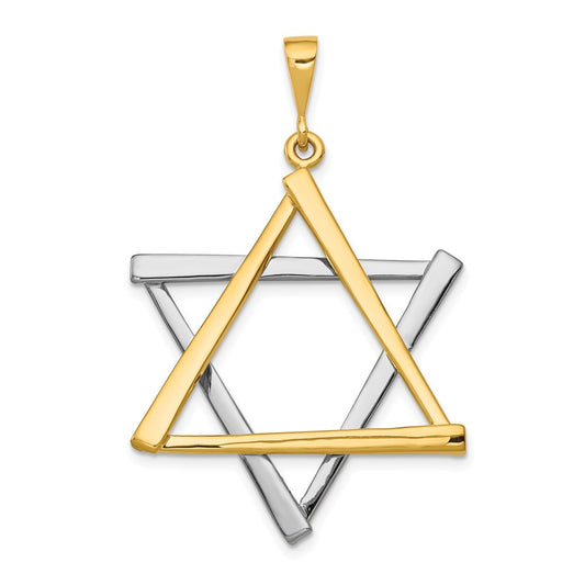 Gold Star of David Pendants