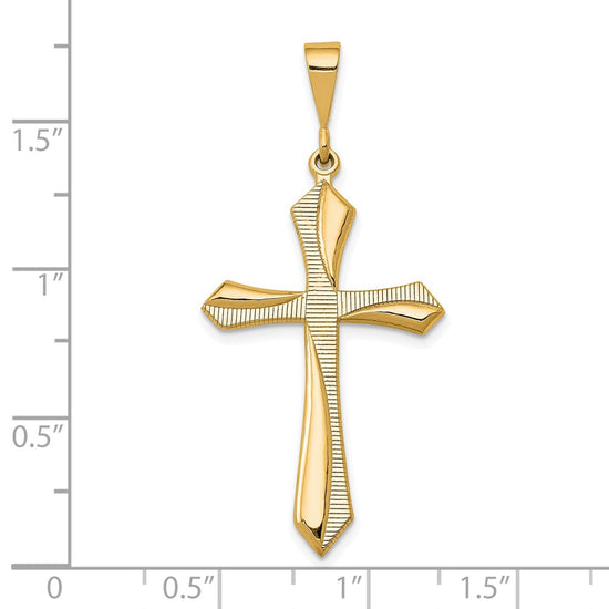 Gold Passion Cross Pendant