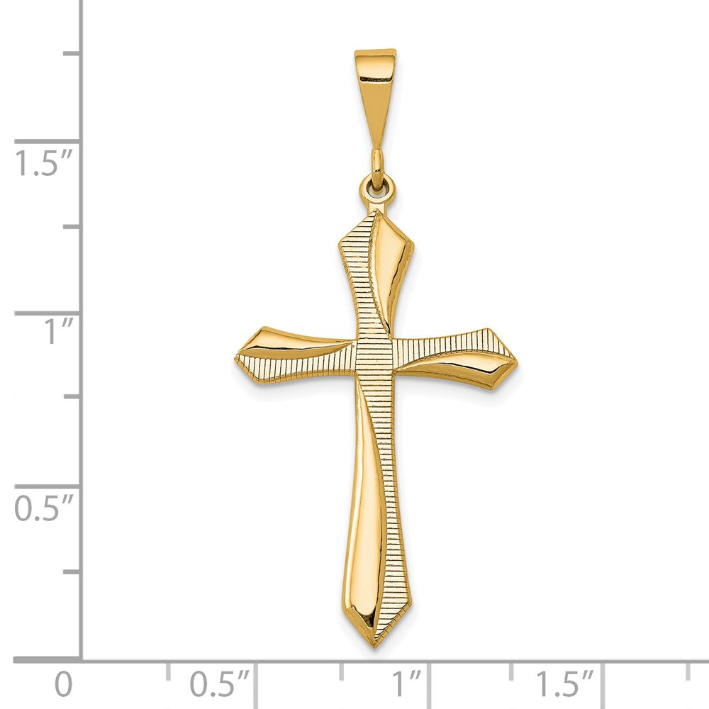Gold Passion Cross Pendant