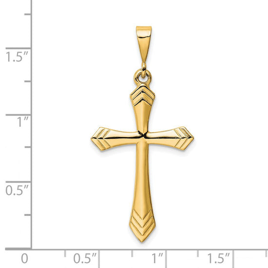 Gold Passion Cross Pendant