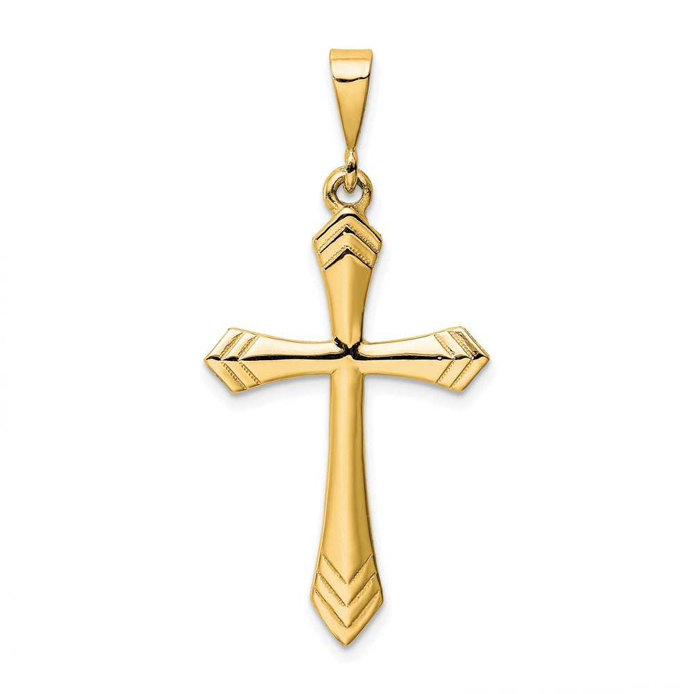 Gold Passion Cross Pendant