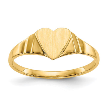 14k Children's Signet Ring