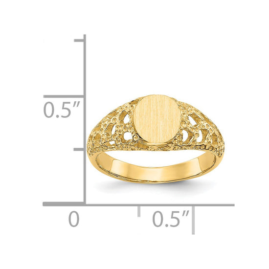 14k Signet Ring