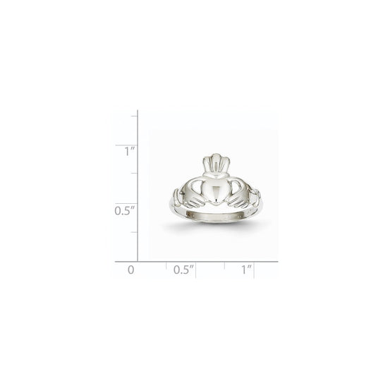 Gold Polished Claddagh Rings