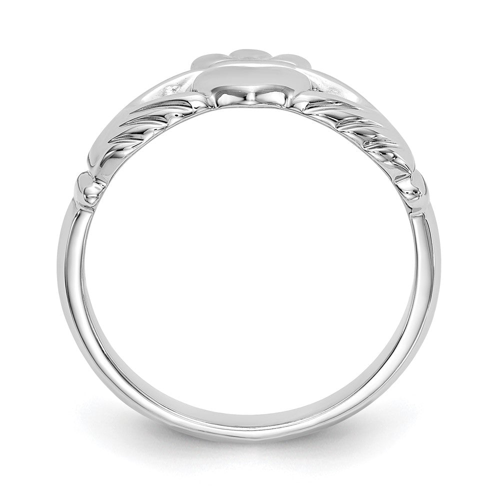 Gold Polished Claddagh Rings