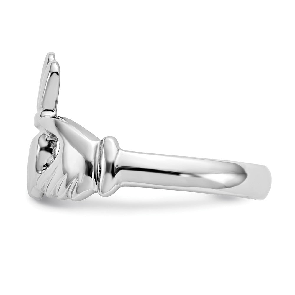 Gold Polished Claddagh Rings