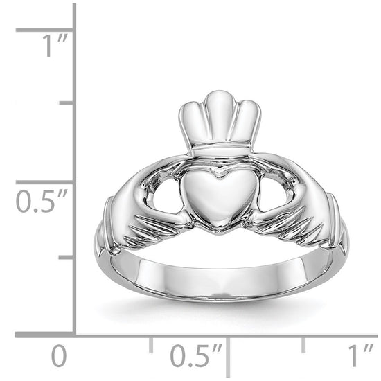 Gold Polished Claddagh Rings