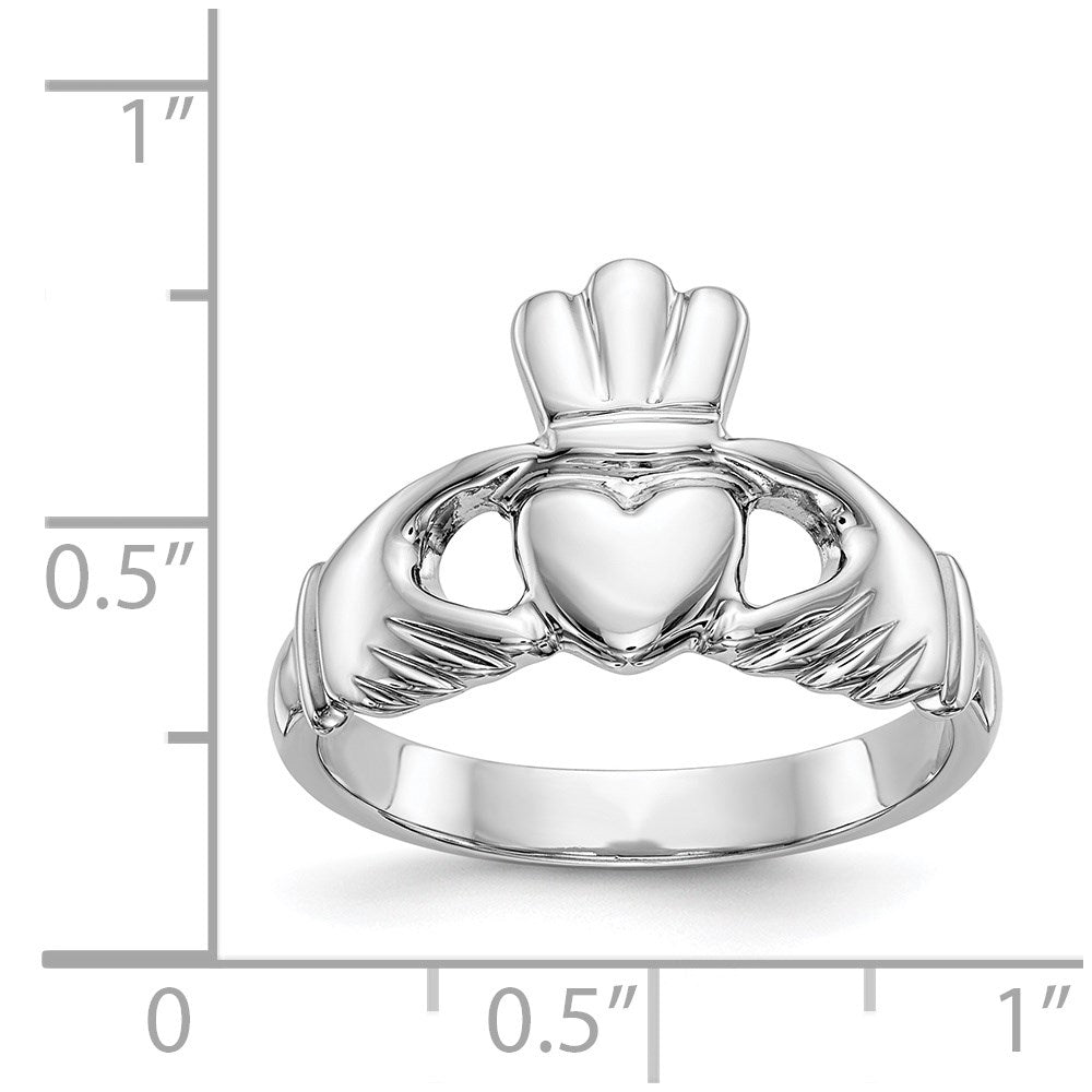 Gold Polished Claddagh Rings