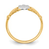 Gold Polished Claddagh Rings