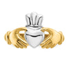 Gold Polished Claddagh Rings