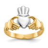 Gold Polished Claddagh Rings