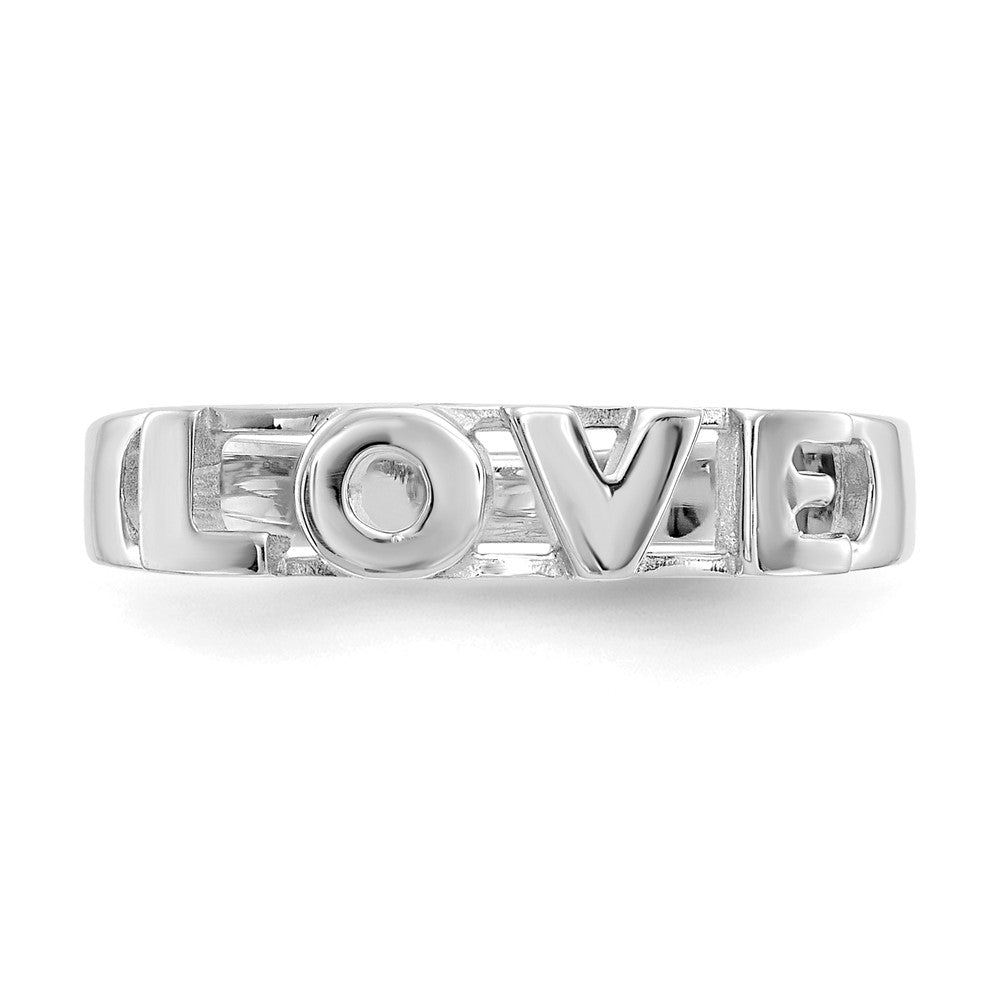 Gold Polished Love Rings