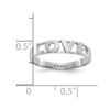 Gold Polished Love Rings