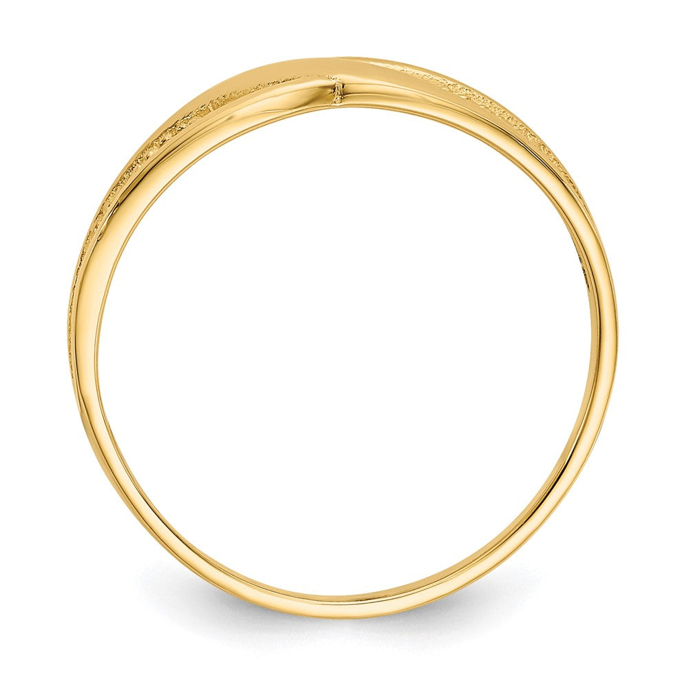 Gold Polished Filigree Rings