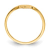 14k Polished Chevron Ring