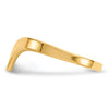 14k Polished Chevron Ring