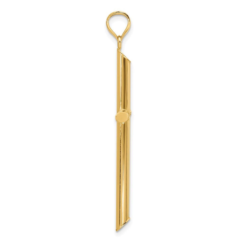 14k Polished Cross Pendant