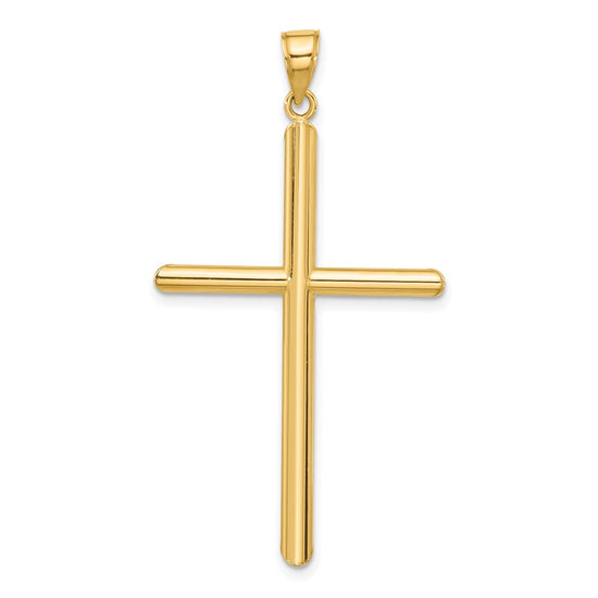 14k Polished Cross Pendant